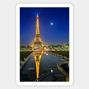 The Eiffel Tower reflected Sticker